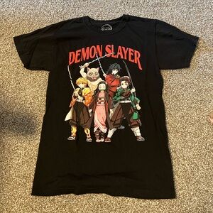 Demon Slayer Black Graphic T-Shirt